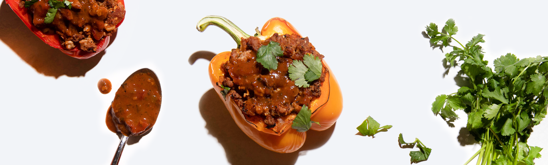 Colorful Turkey Stuffed Peppers - Kevin's Natural Foods