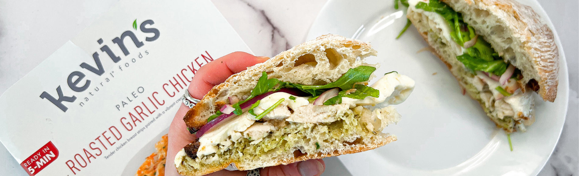 Pesto Chicken Sandwich
&ndash; Kevin's Natural Foods
