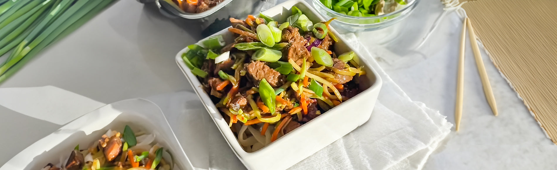 Mongolian Noodle Bowl Kevin's Natural Foods