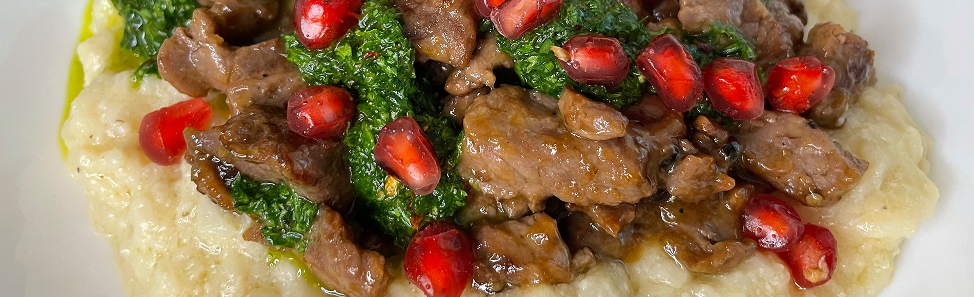 Peppercorn Steak with Mashed Cauli Kevin's Natural Foods