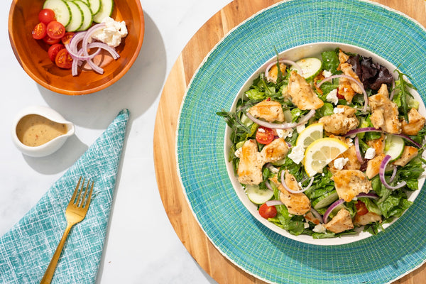 Greek-Style Lemon Chicken Salad