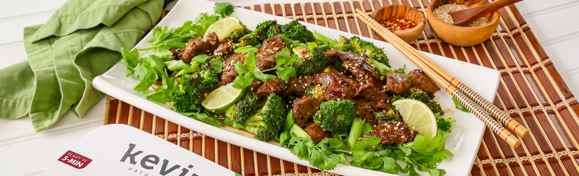 Fiery Mongolian Beef and Broccoli - Kevin's Natural Foods