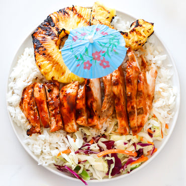 Hawaiian BBQ Chicken with Grilled Pineapple
