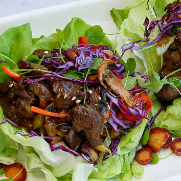 Bulgogi Lettuce Wraps with Korean BBQ Beef
