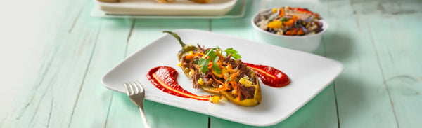 Chicken Chile Rojo Chile Relleno