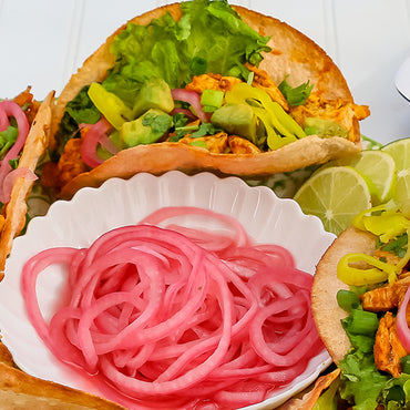 Chicken Tikka Masala Tacos with Paleo Pickled Onions