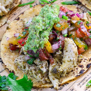 Cilantro Lime Chicken Tacos