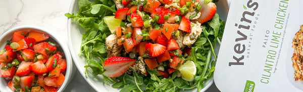 Cilantro Lime Salad with Strawberries