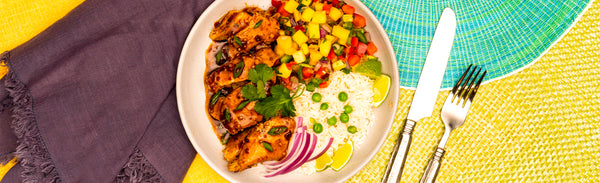 Jamaican Jerk Chicken with Mango Salsa