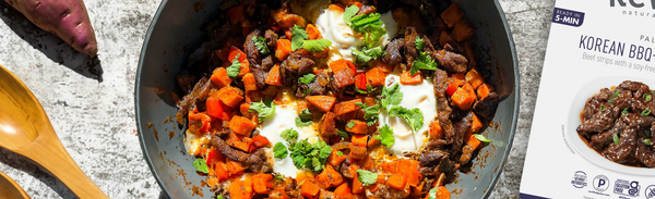 Korean BBQ Beef Breakfast Hash