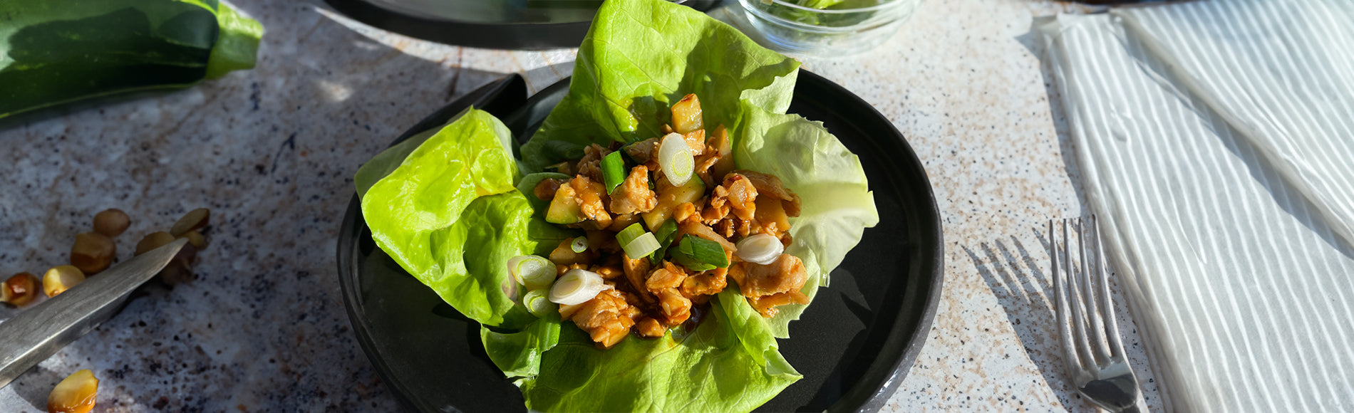 Kung Pao Lettuce Wraps Kevin's Natural Foods