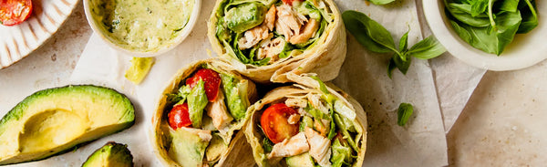 Roasted Garlic Chicken Caesar Wrap