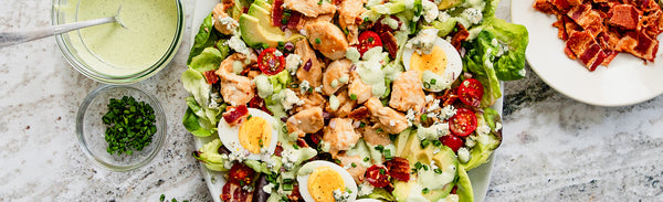 Roasted Garlic Chicken Cobb Salad