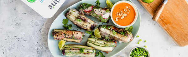 Teriyaki Beef Spring Rolls