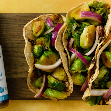 Teriyaki Brussels Sprouts Tacos