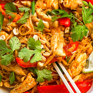 Red Curry Chicken Pad Thai
