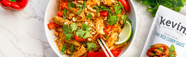 Red Curry Chicken Pad Thai