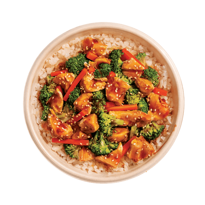Teriyaki Style Chicken Frozen Bowl – Kevin's Natural Foods