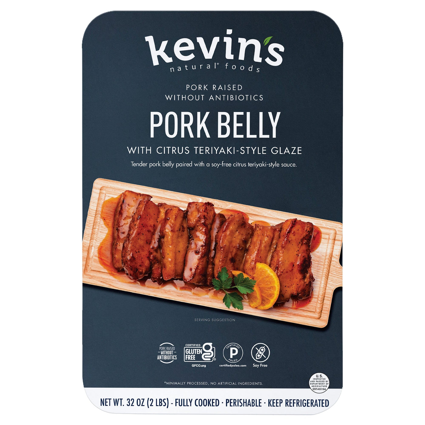 Pork Belly With Citrus Teriyaki Glaze