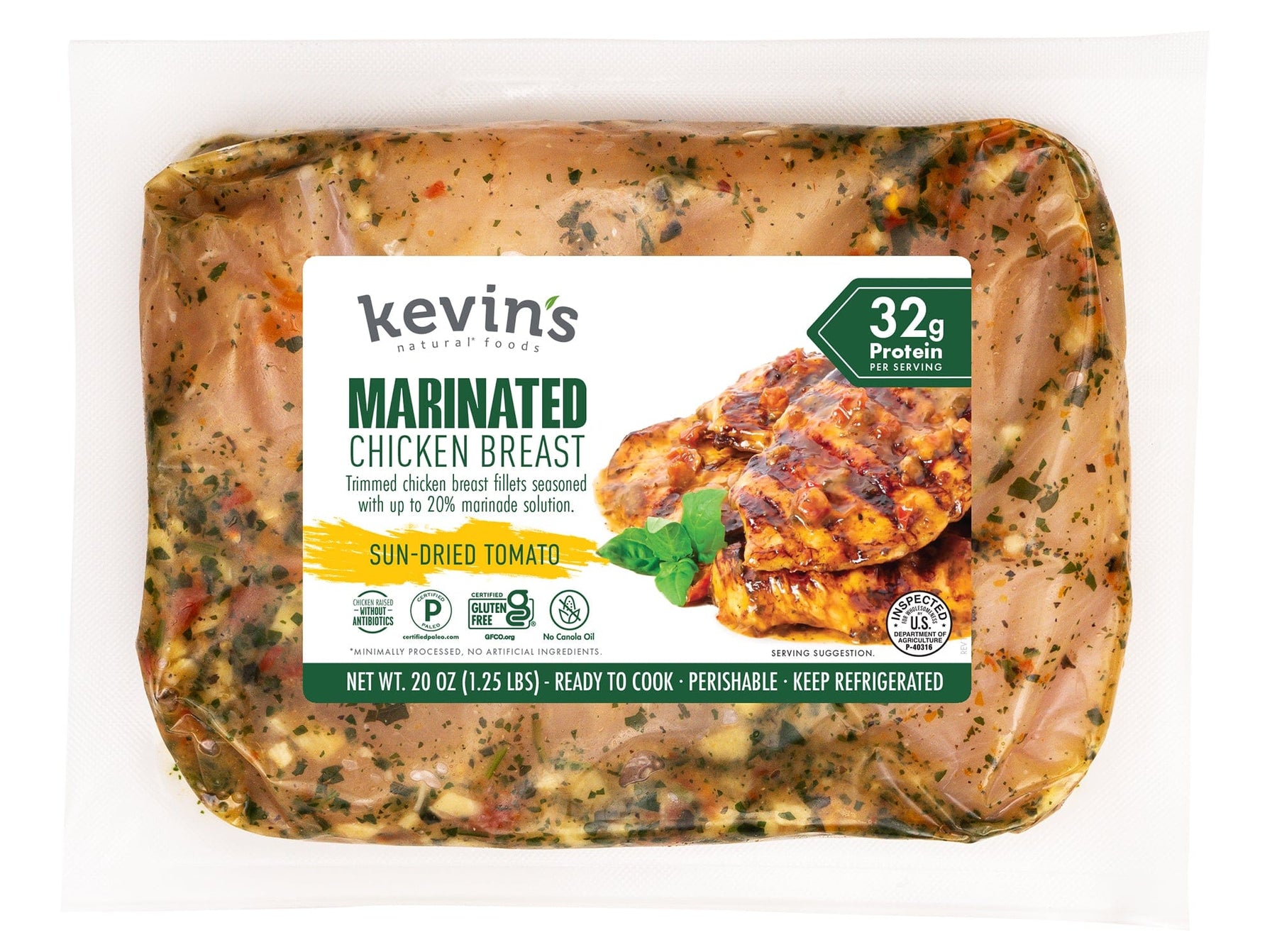 Sun Dried Tomato Marinated Chicken Breast Kevin's Natural Foods