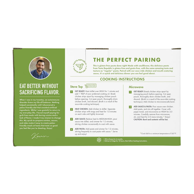 Chicken Piccata with Cauliflower Pasta – Kevin's Natural Foods