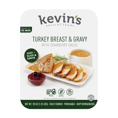 Turkey Breast & Gravy with Cranberry Sauce