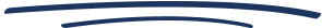 Blue slash underline