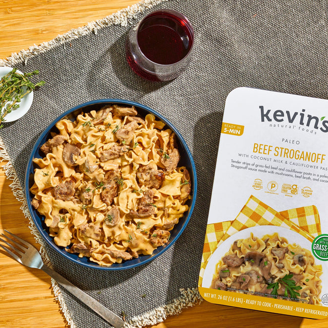 Beef Stroganoff with Cauliflower Pasta – Kevin's Natural Foods